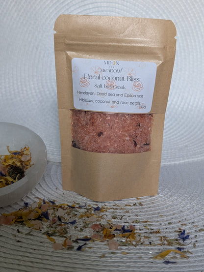 Relaxing bath salts collection