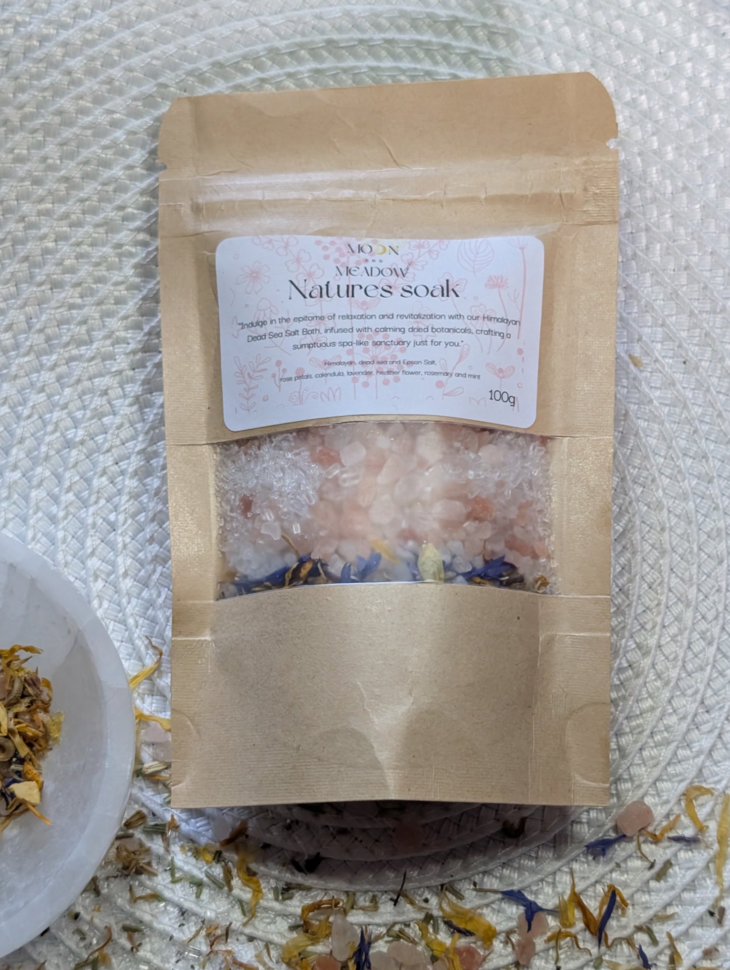 Relaxing bath salts collection