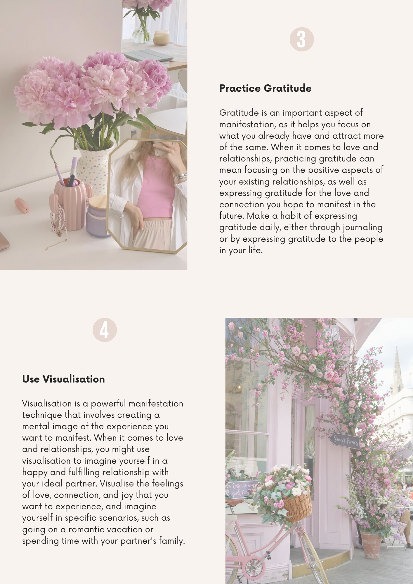 MANIFESTATION:                The only way to              change your life