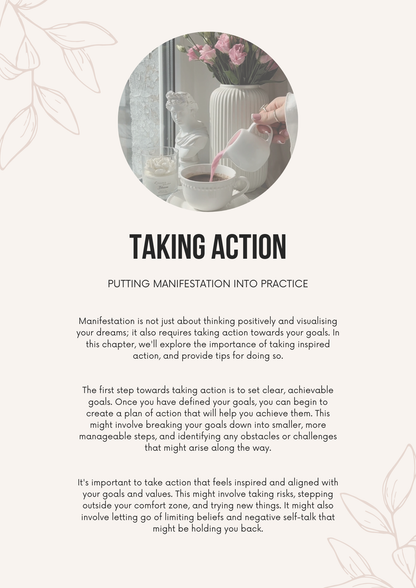 MANIFESTATION:                The only way to              change your life