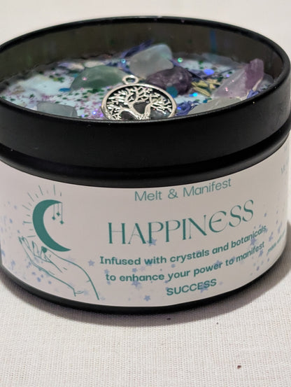 HAPPINESS Melt and Manifest scoopable wax melt