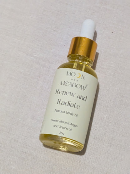 Renew and radiate body oil