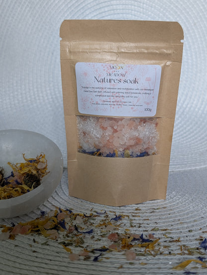 Relaxing bath salts collection