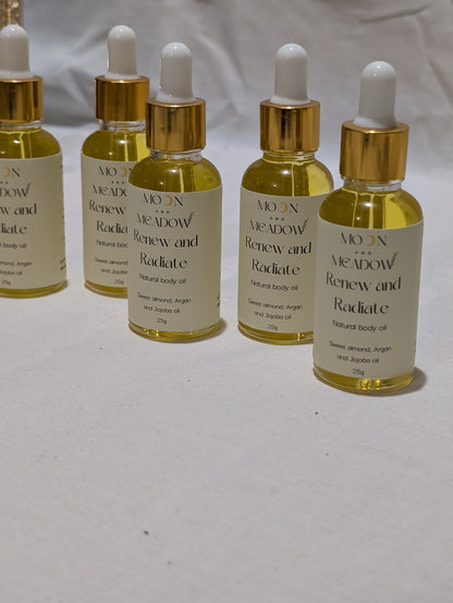 Renew and radiate body oil